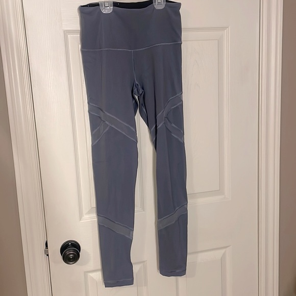 Grey Victorias Secret leggings with cute mesh cutouts - Picture 1 of 5